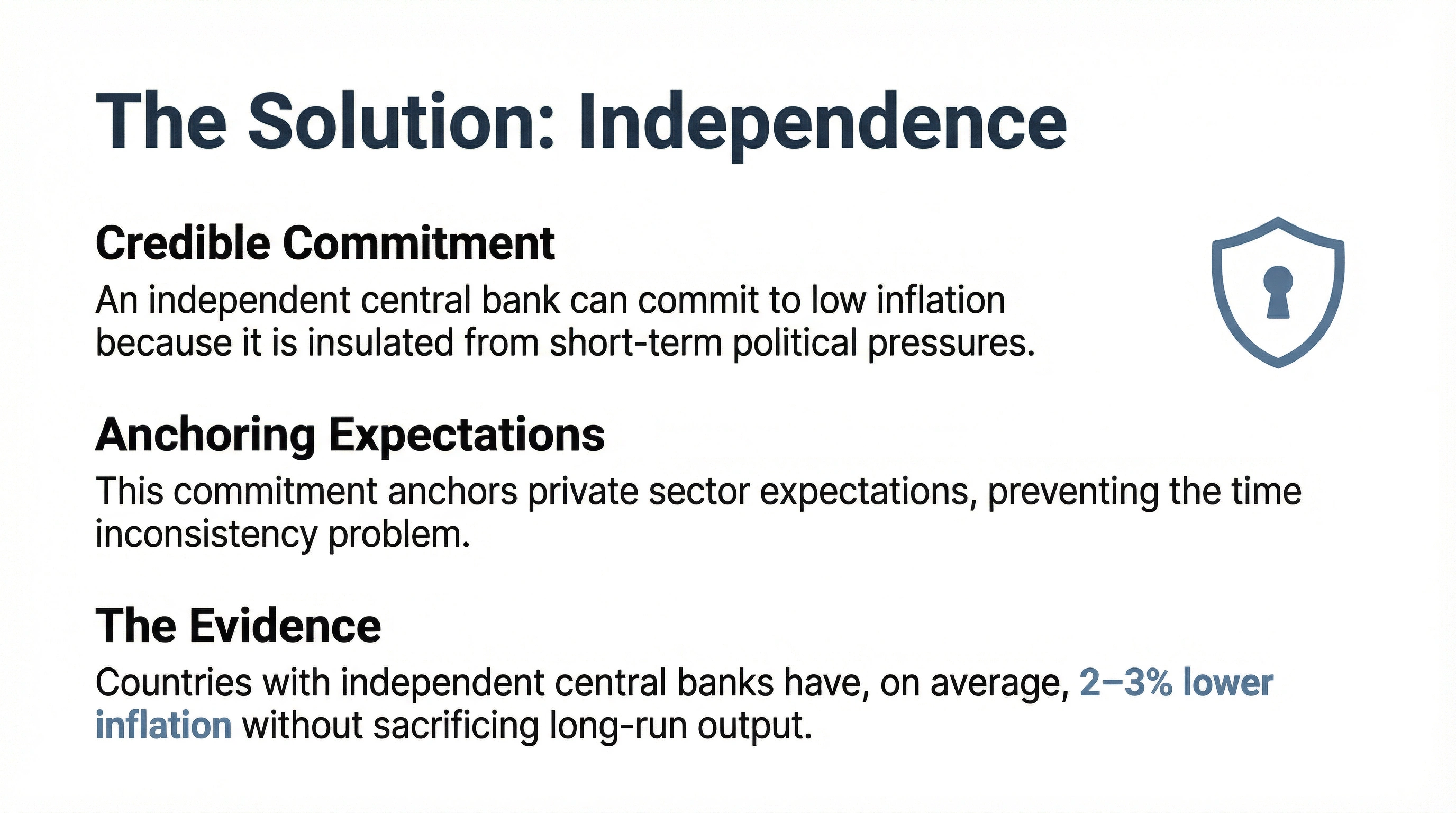 Central Bank Independence